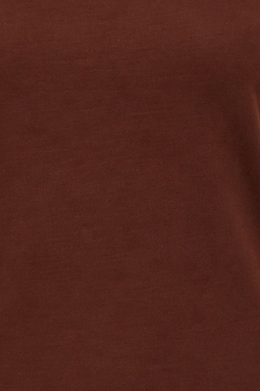 Womens Brown Seoul Slogan Print T-Shirt - Image 8
