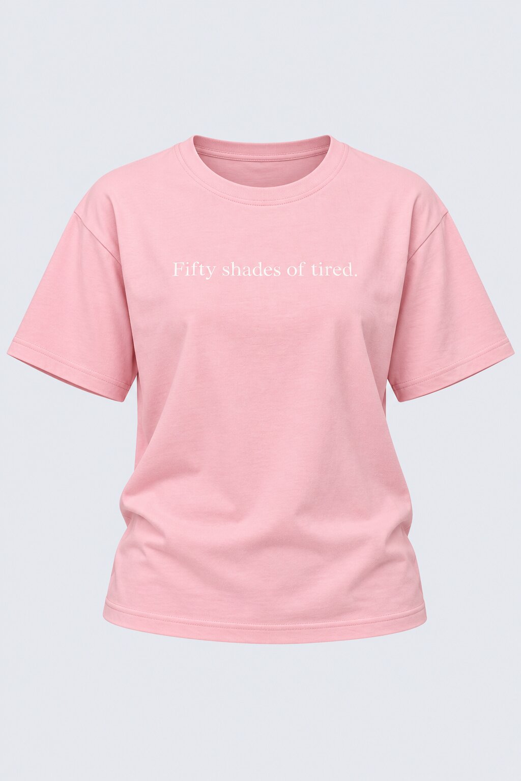 Womens Pink Patterned Relaxed Fit T Shirt - Image 7