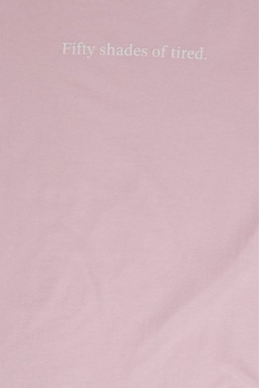 Womens Pink Patterned Relaxed Fit T Shirt - Image 8