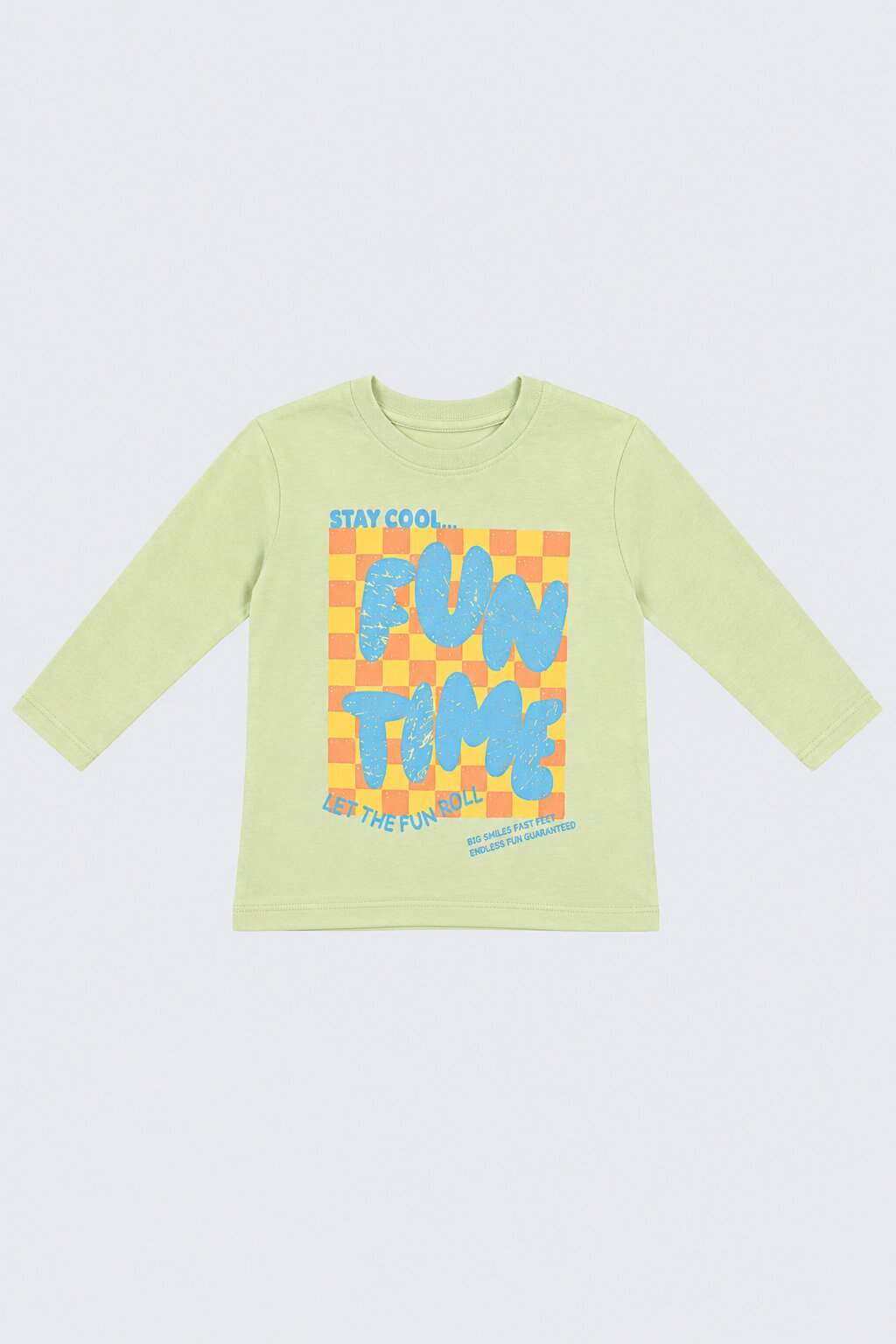 Boys Green Cotton Regular Fit T-Shirt - Image 2