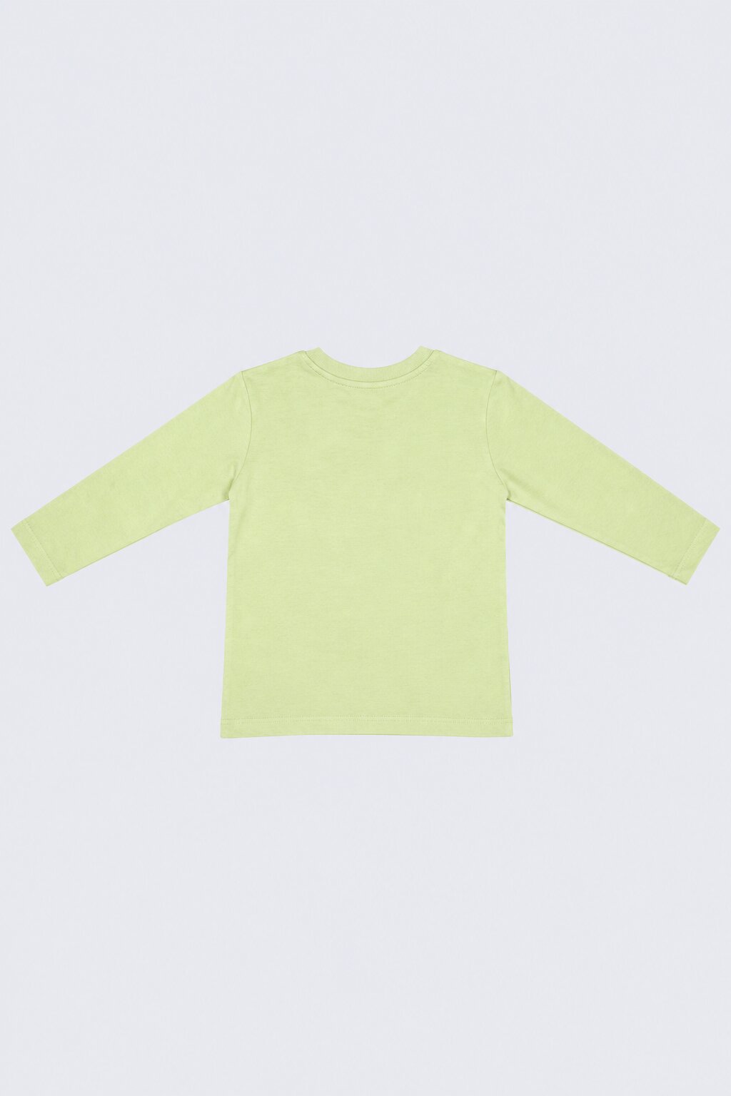 Boys Green Cotton Regular Fit T-Shirt - Image 4