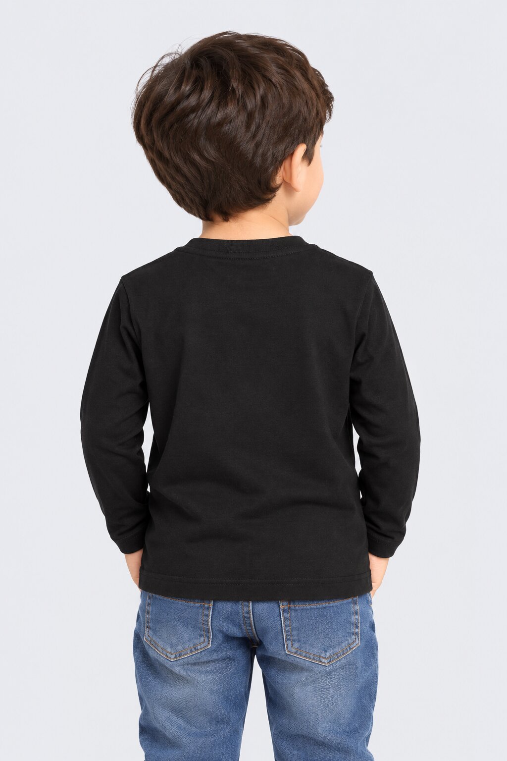 Boys Black Graphic Regular Fit T-Shirt - Image 3