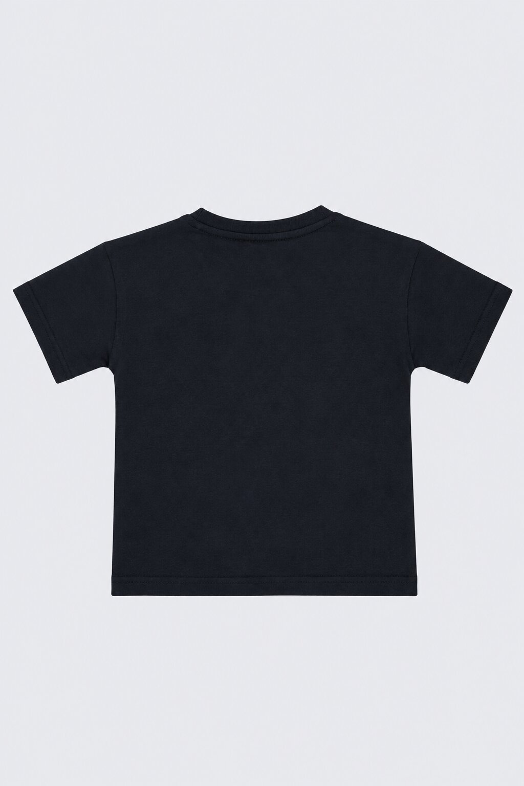 Boys Black Cotton Regular Fit T-Shirt - Image 4