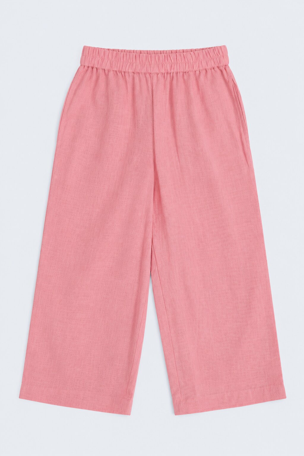Girls Pink Ruffle Regular Fit Co-Ord Set - Image 5