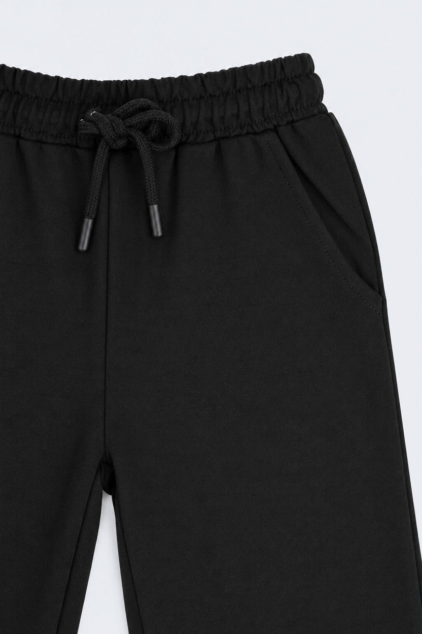 Girls Black Flared Culotte With 2 Pocket - Image 6