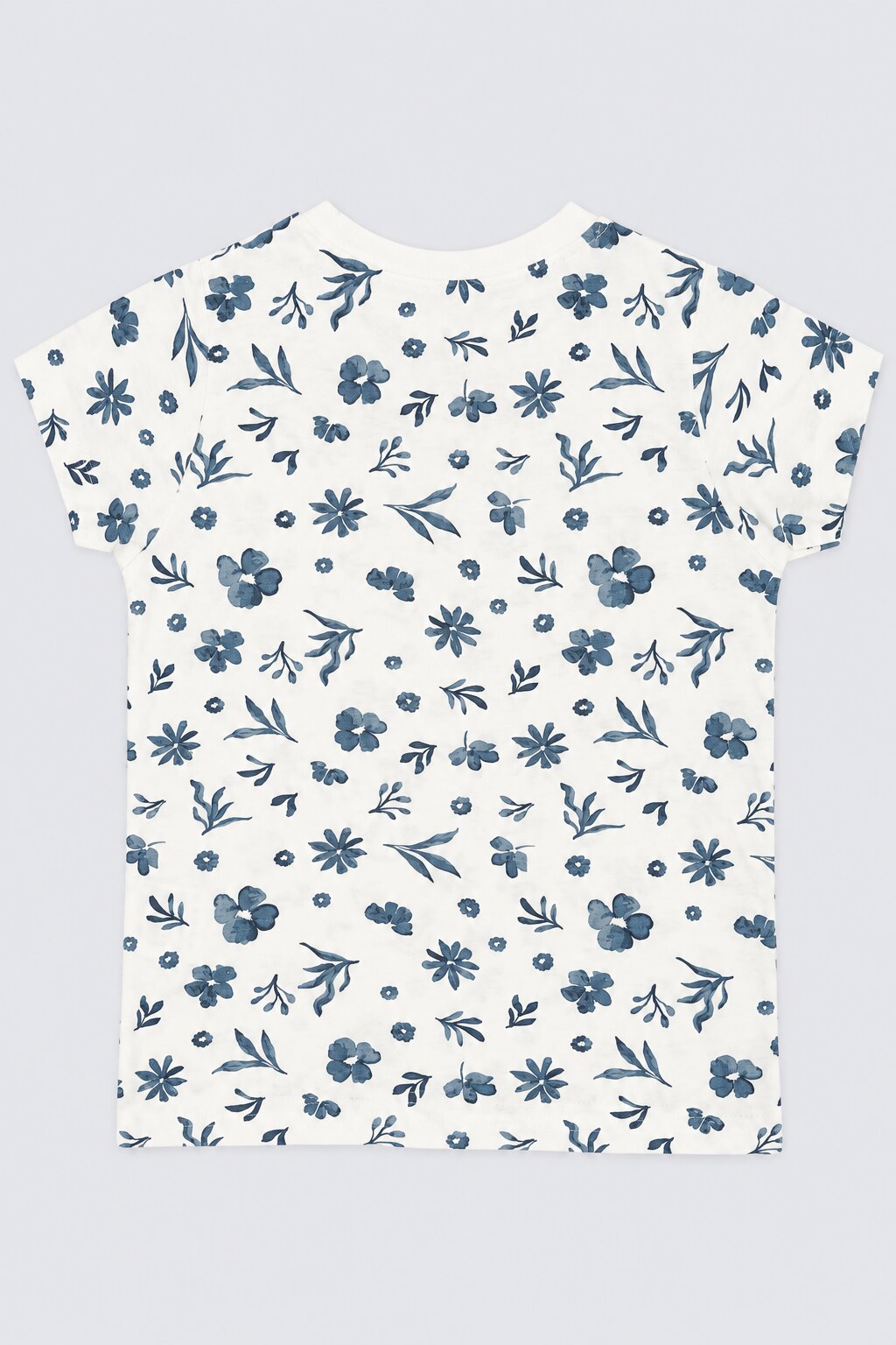 Girls Off White Floral Regular Fit T-Shirt - Image 4