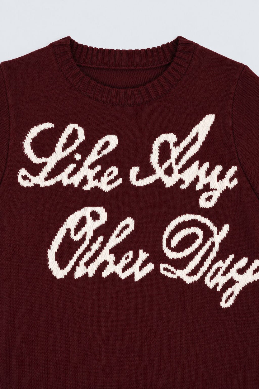 Tweens Boys Wine Cotton Regular Fit Sweater - Image 6