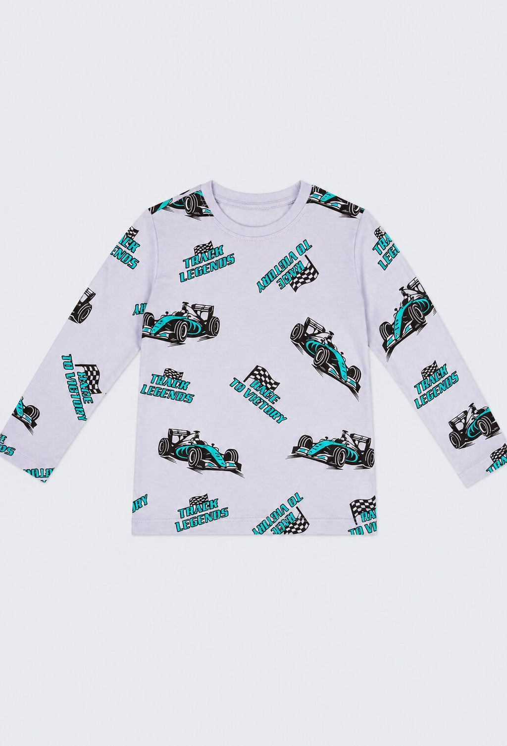 Tweens Boys Lilac Conversational Regular Fit T-Shirt - Image 2