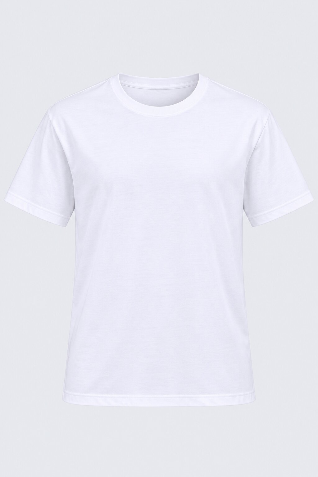 Mens White Cotton Regular Fit T-Shirt - Image 7