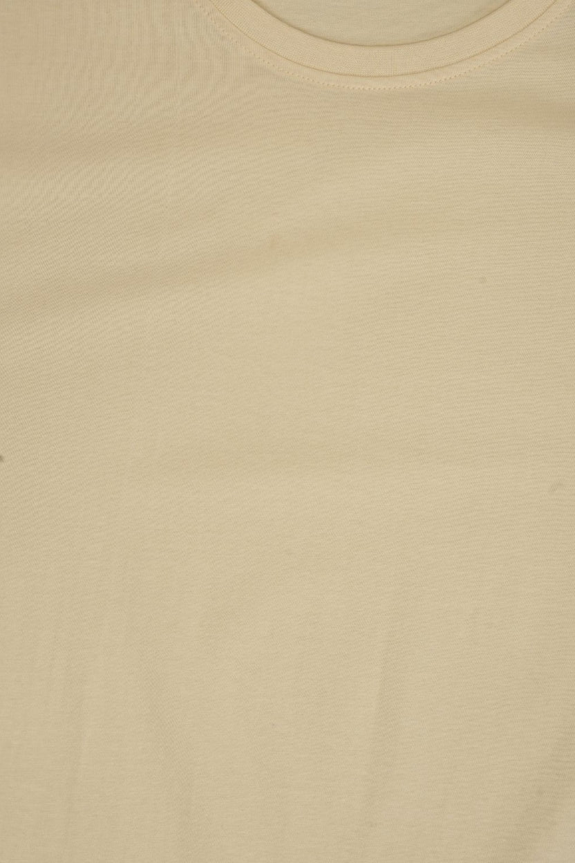 Mens Yellow Cotton Regular Fit T-Shirt - Image 8