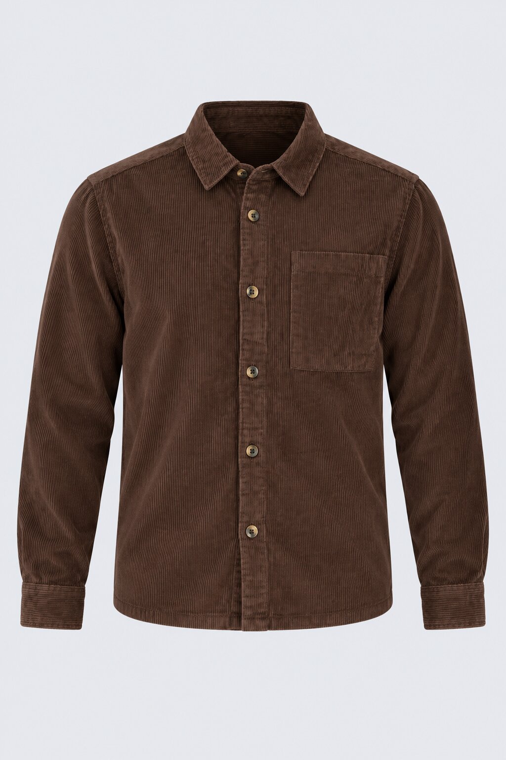 Mens Brown Cotton Regular Fit Shaket - Image 6
