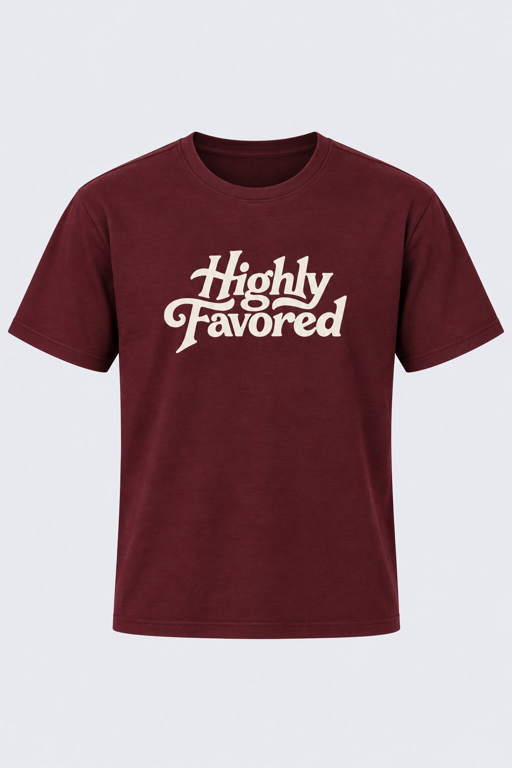Mens Maroon Graphic Regular Fit T-Shirt - Image 6