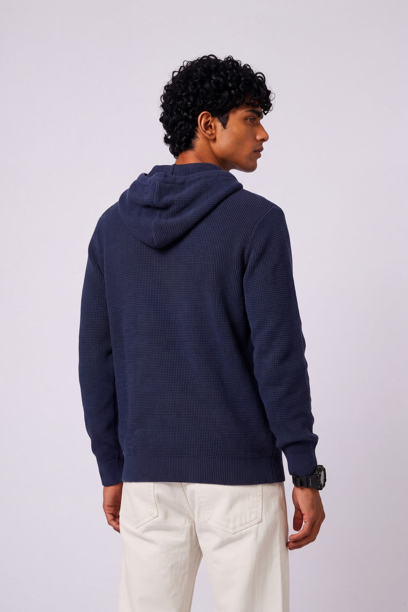 Mens Navy Wear Regular Fit Sweatshirt - Image 5