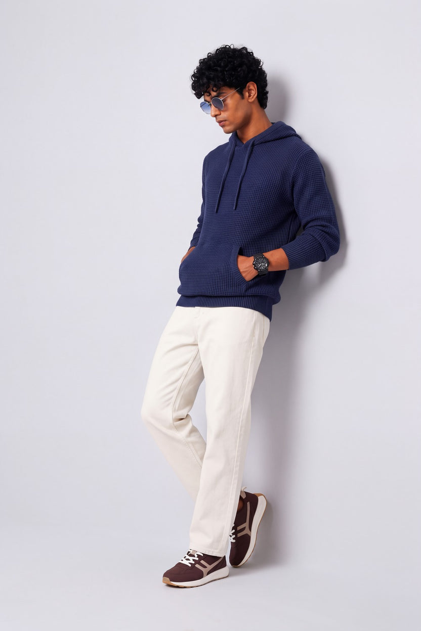 Mens Navy Wear Regular Fit Sweatshirt - Image 6