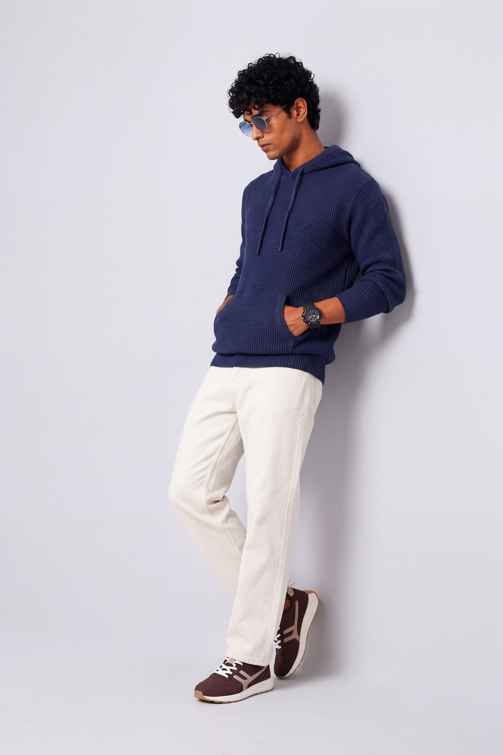Mens Navy Wear Regular Fit Sweatshirt - Image 6