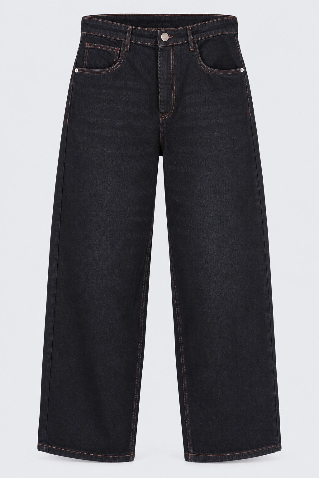 Mens Black Ultra Baggy Fit Jeans With 5 Pocket - Image 7