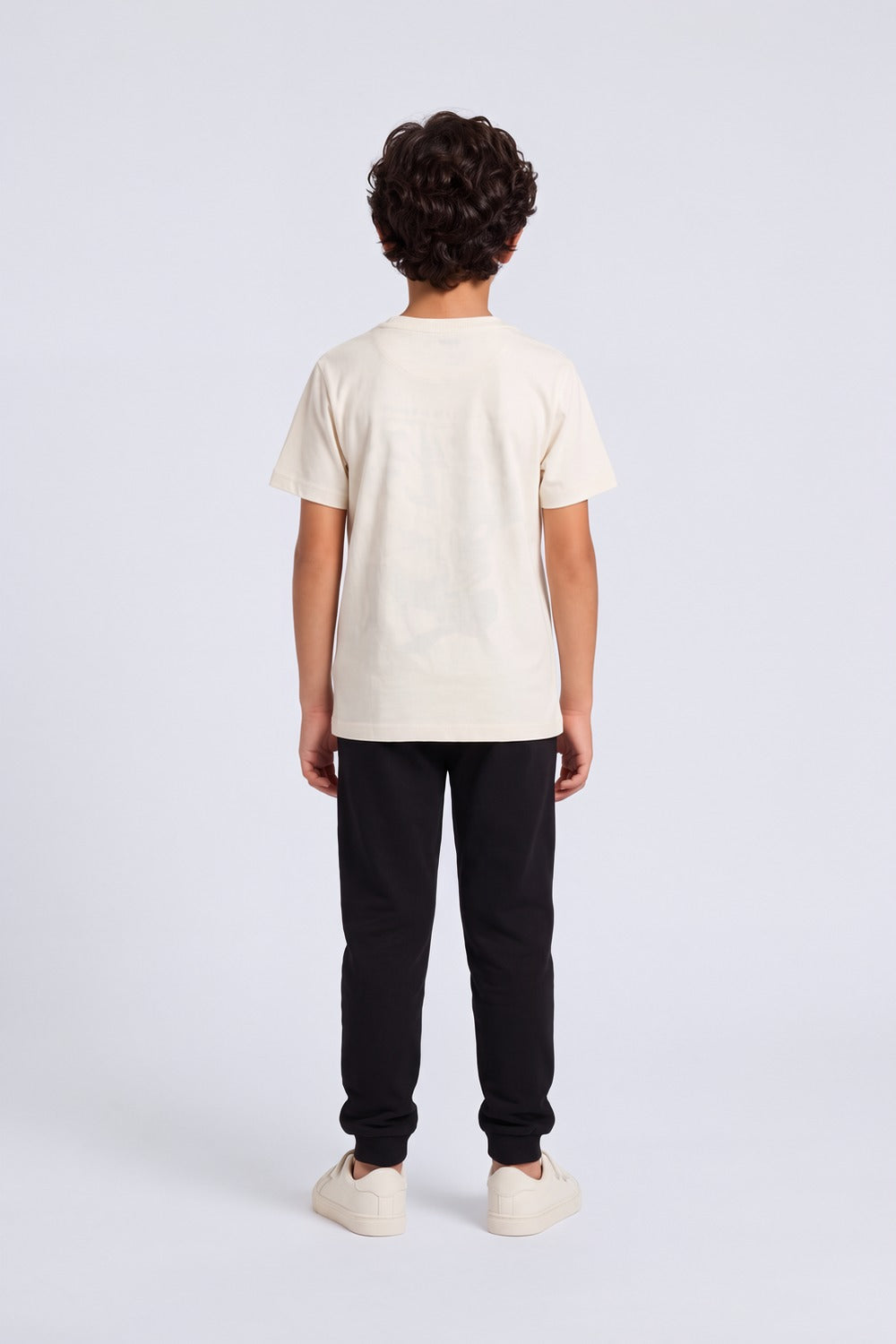 Tweens Boys Cream Spider Man Graphic Co-Ord Set - Image 3