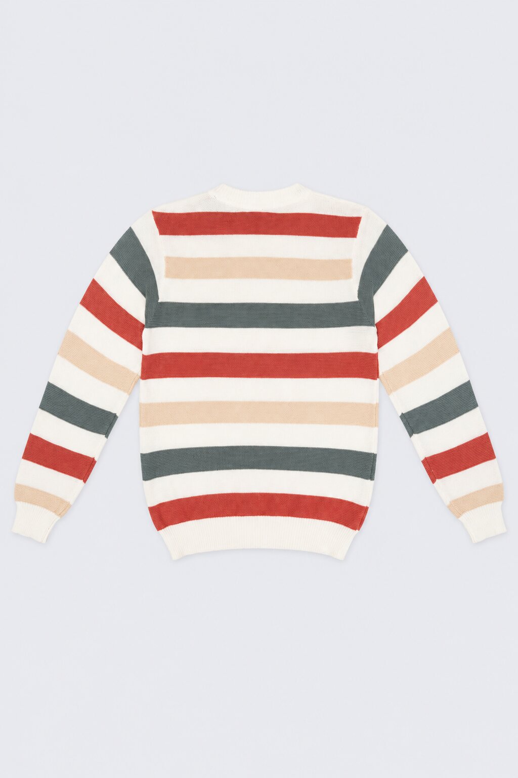 Tweens Boys Multi Coloured Striped Sweater - Image 4