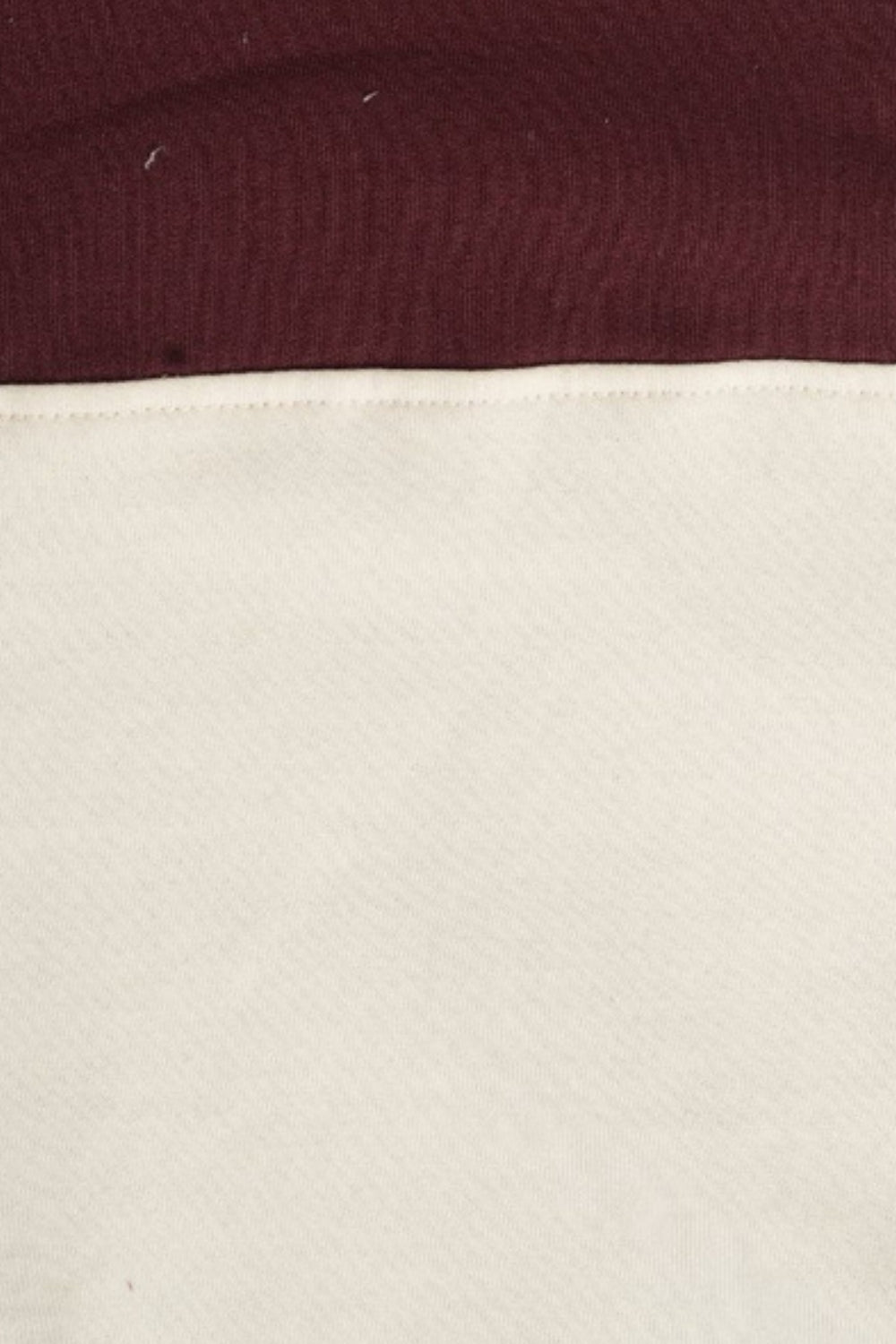 Mens Maroon Cotton Blend Regular Fit Sweatshirt - Image 8
