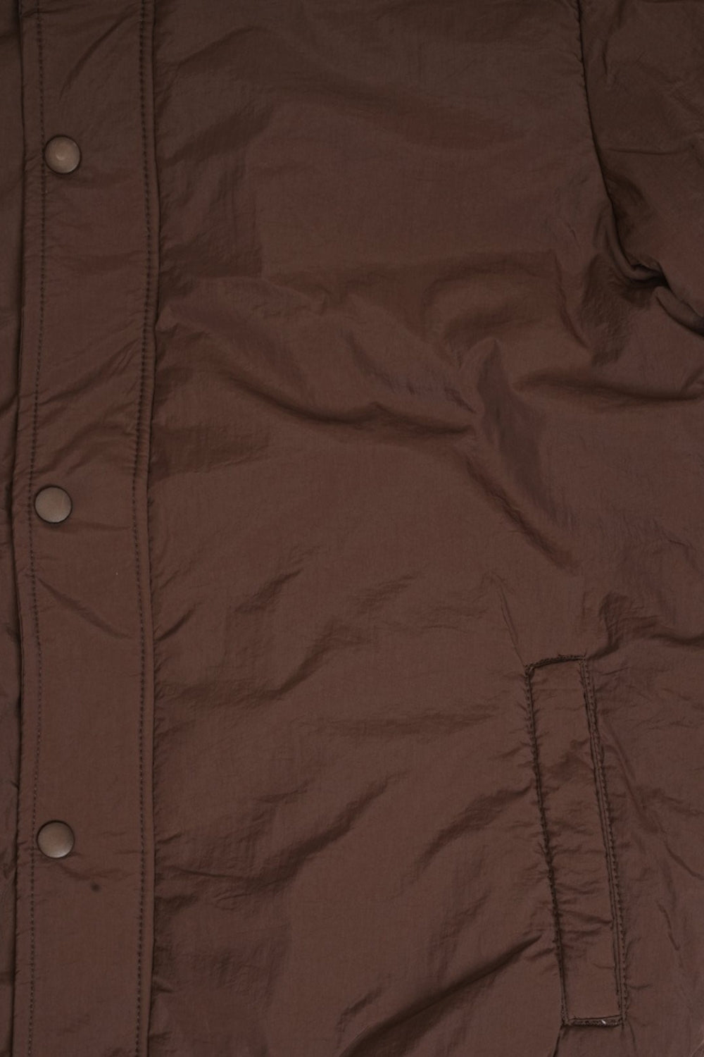 Mens Brown Wear Regular Fit Hooded Jacket - Image 8