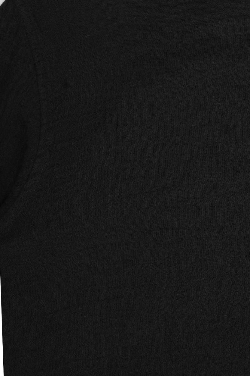 Mens Black Cotton Regular Fit Sweatshirt - Image 8