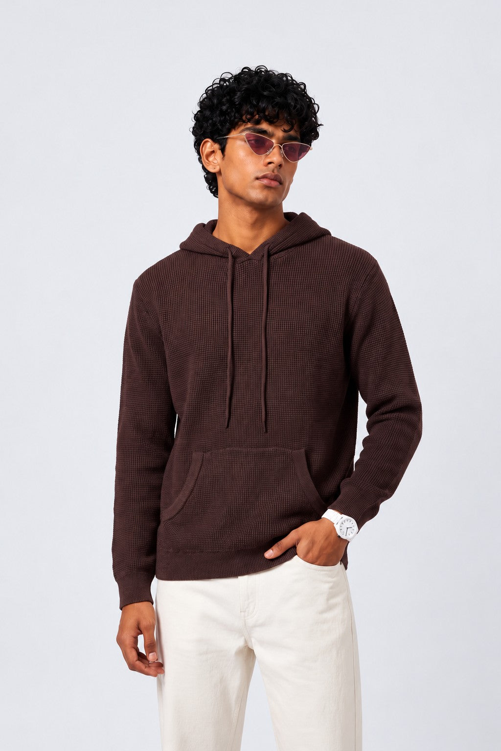 Mens Chocolate Wear Regular Fit Sweatshirt - Image 1
