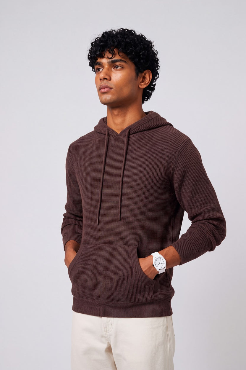 Mens Chocolate Wear Regular Fit Sweatshirt - Image 4