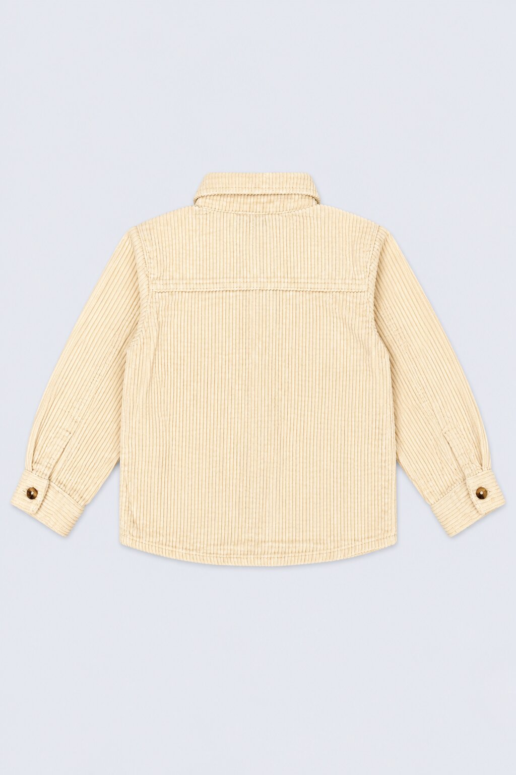 Boys Off White Regular Fit Cotton Shirt - Image 4