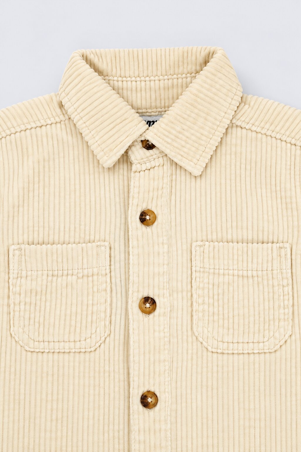 Boys Off White Regular Fit Cotton Shirt - Image 6