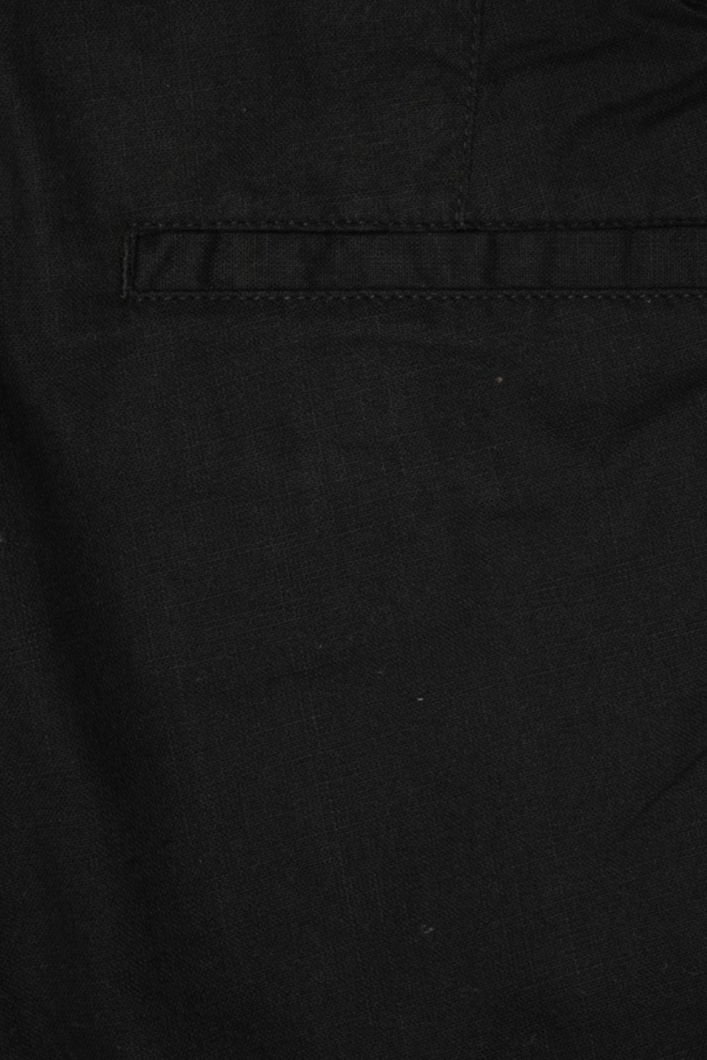 Mens Solid Black Regular Fit Trouser - Image 8