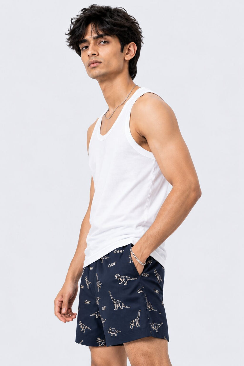 Mens Solid White Pack of 2 Vest - Image 2