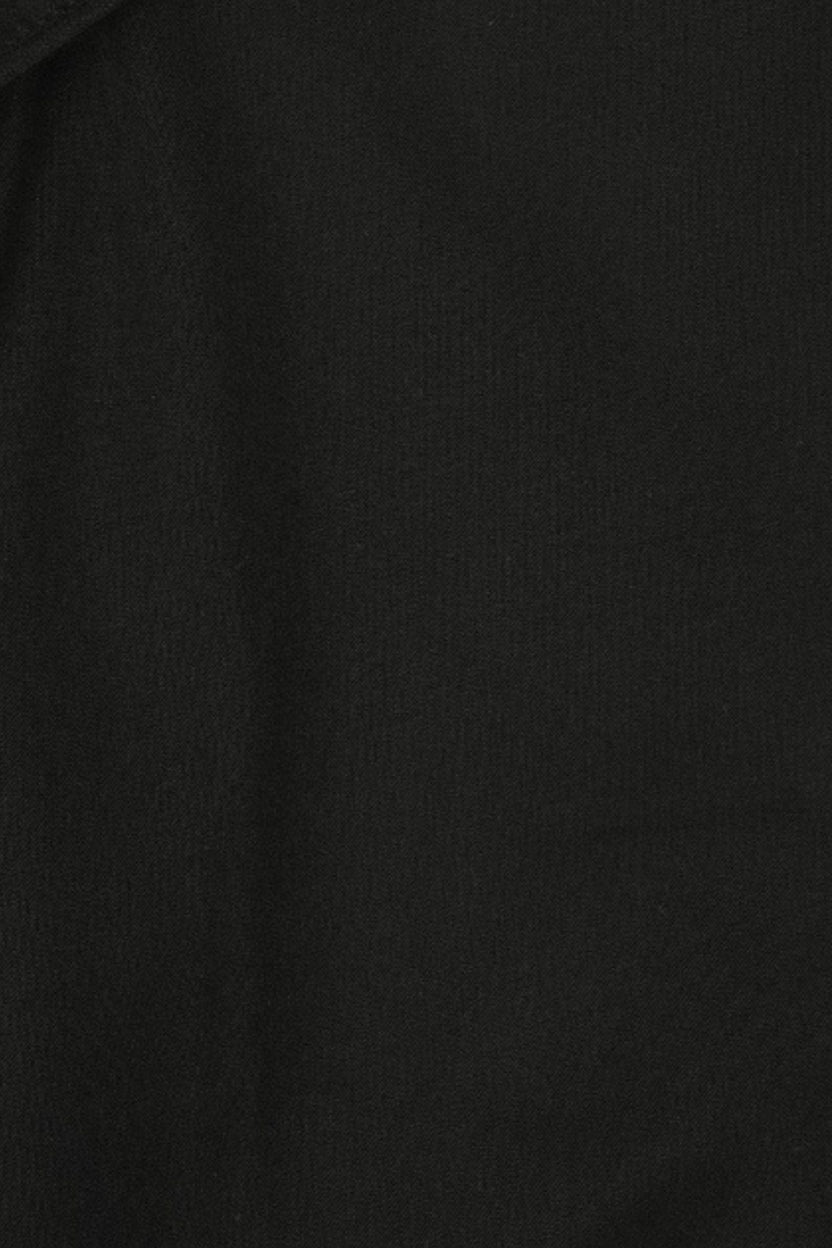 Mens Black Solid Black Regular Fit Trouser - Image 8