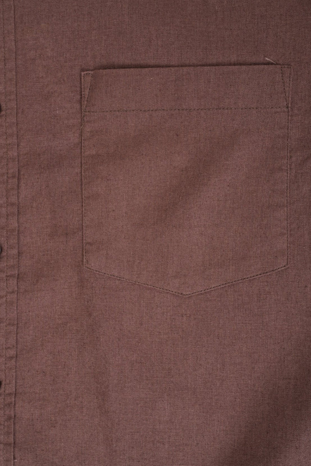 Mens Solid Brown Formal Shirt - Image 8