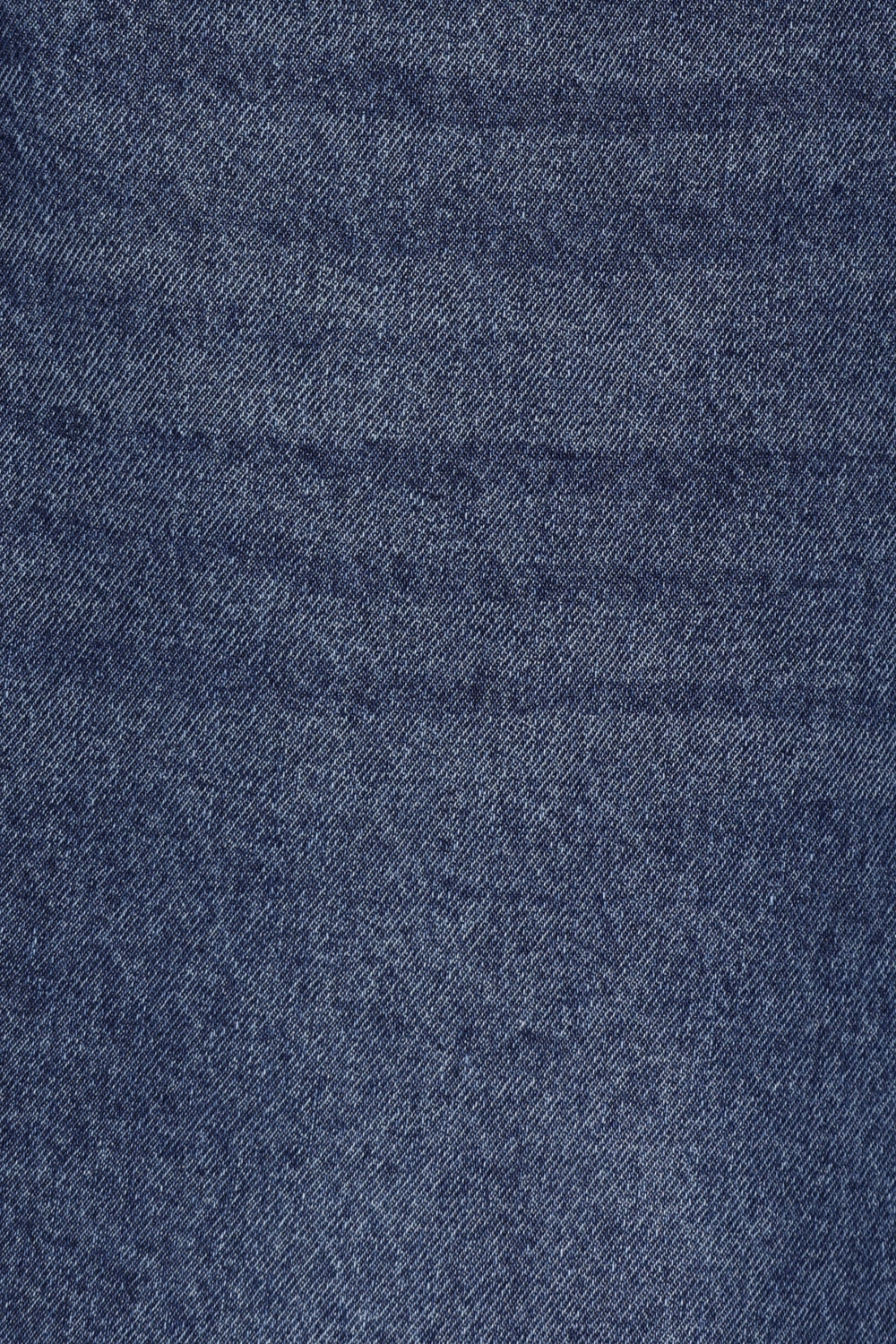 Womens Blue Solid Wide Leg Jeans - Image 8