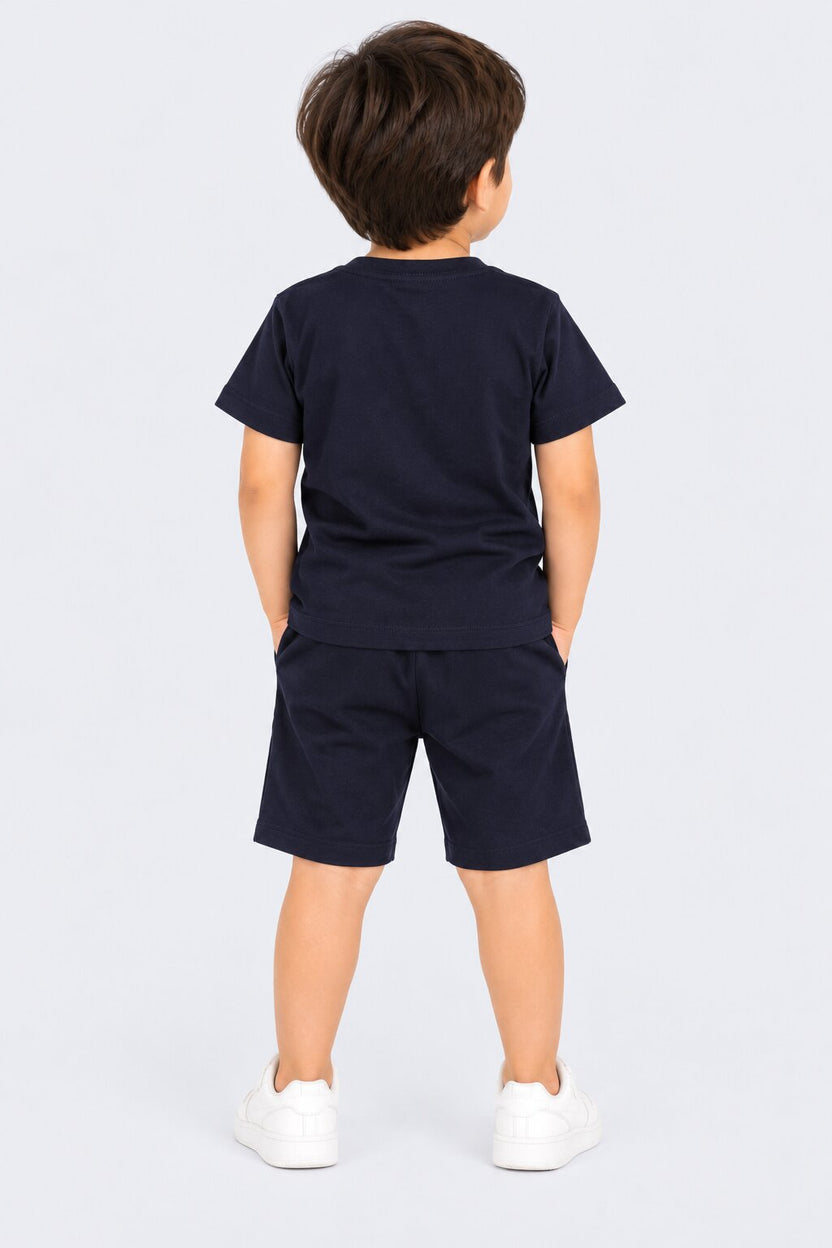 Boys Navy Spider-Man Graphic Print Co-ord Set - Image 2