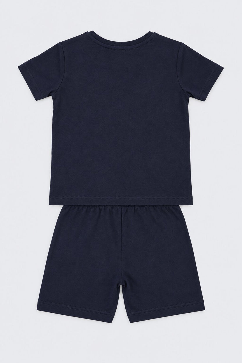 Boys Navy Spider-Man Graphic Print Co-ord Set - Image 3