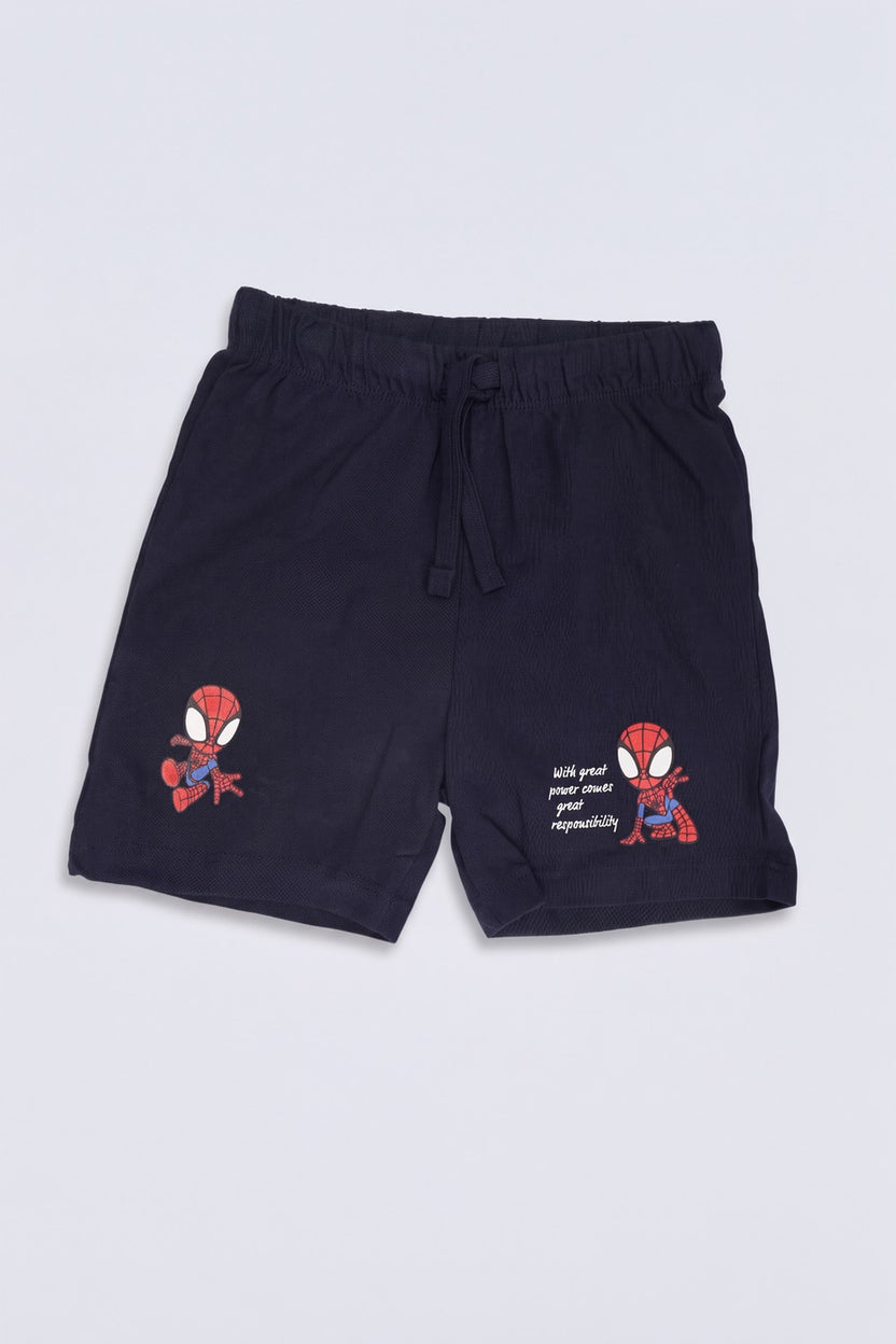 Boys Navy Spider-Man Graphic Print Co-ord Set - Image 4