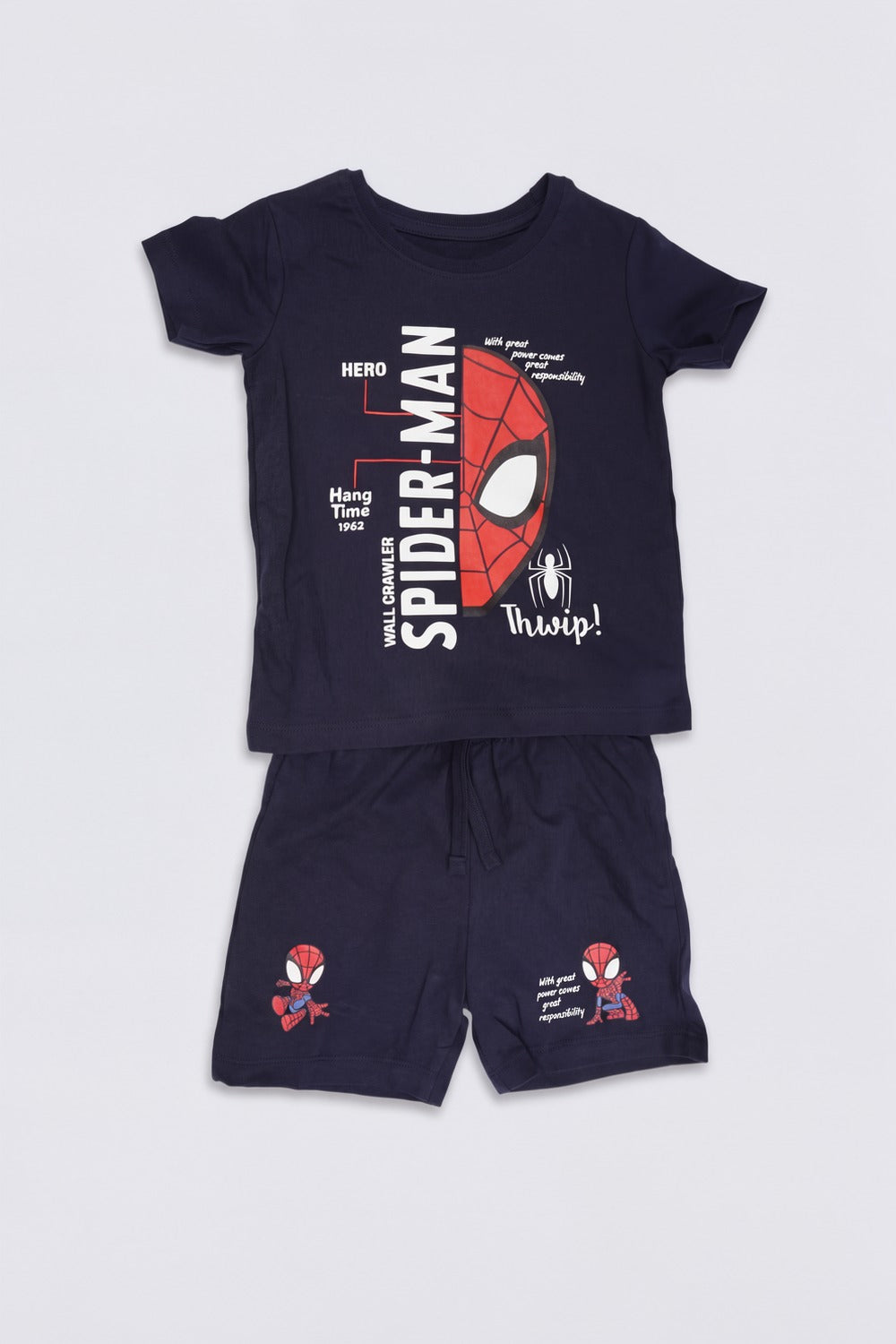 Boys Navy Spider-Man Graphic Print Co-ord Set - Image 6