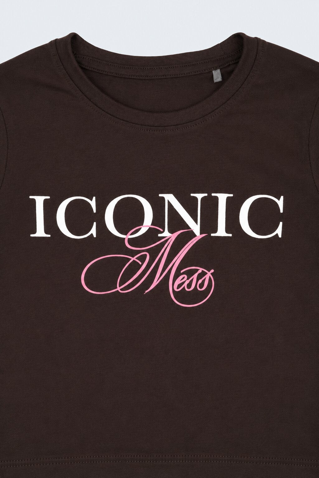 Tweens Girls Brown Typography Print T-Shirt - Image 6