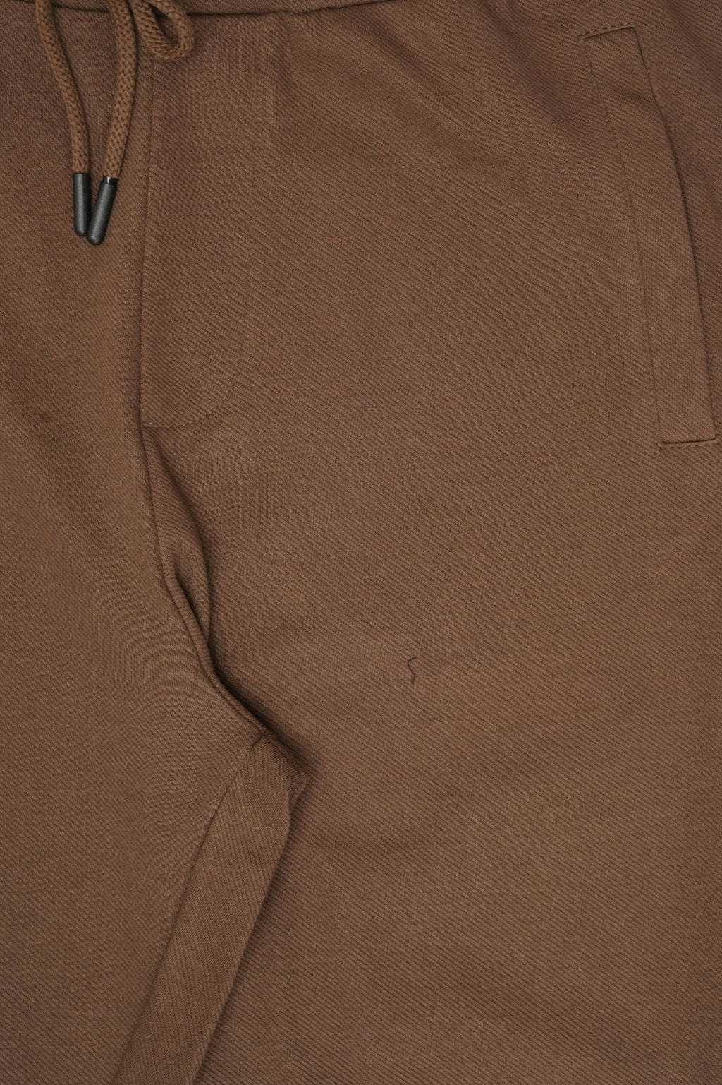 Mens Solid Brown Relaxed Fit Track Pant - Image 7