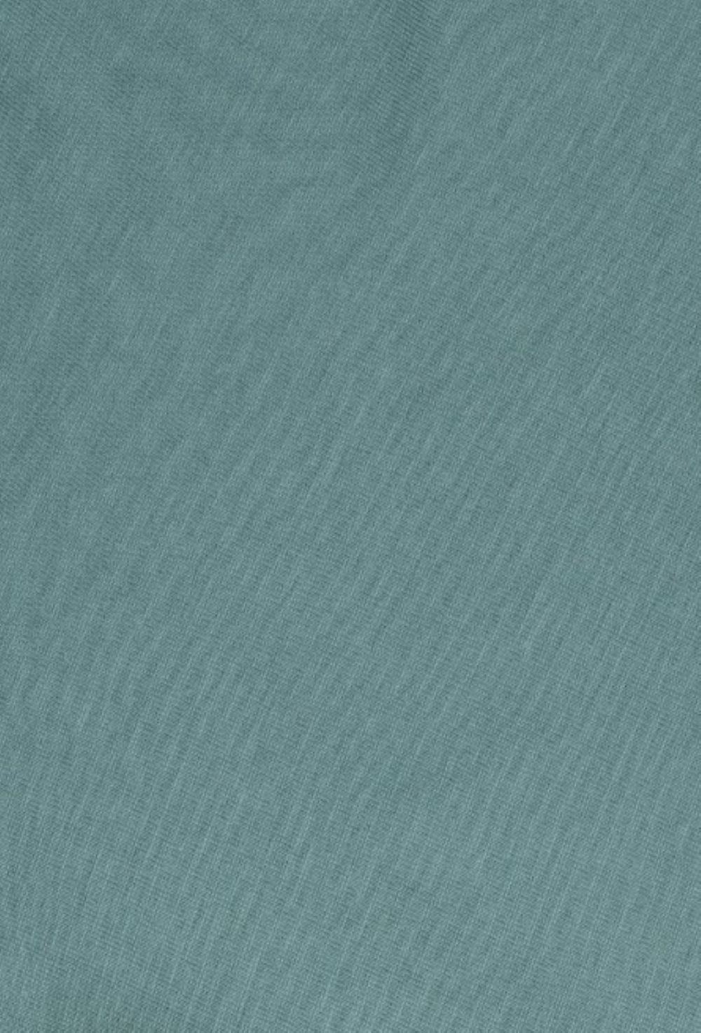 Mens Teal Solid Regular Fit T-Shirt - Image 8