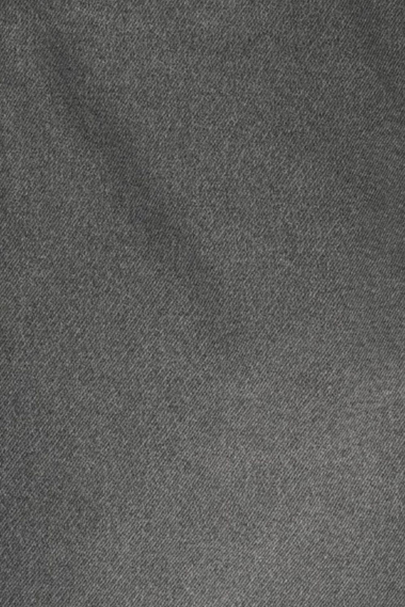 Charcoal Solid Baggy Fit Jeans - Image 8