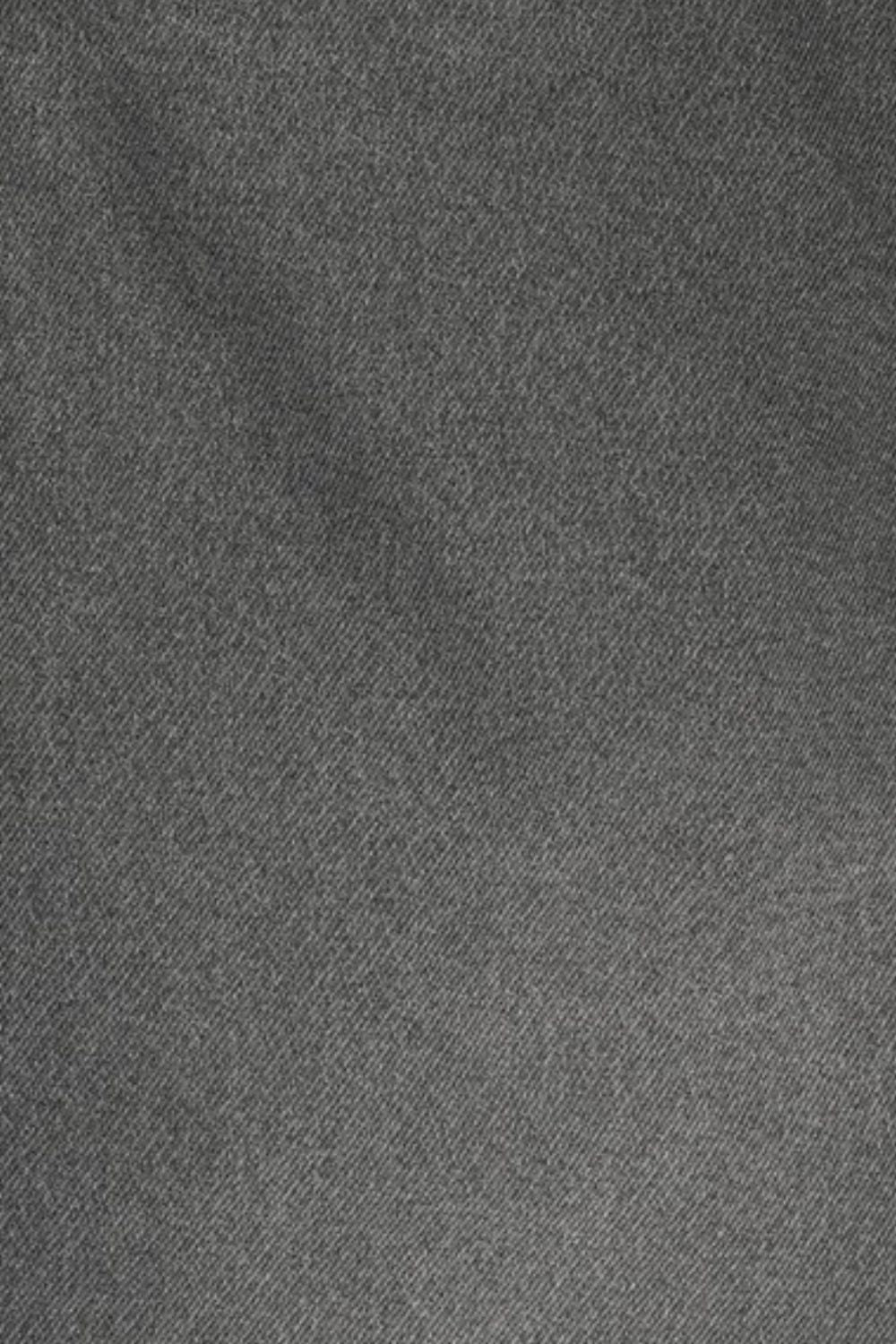 Charcoal Solid Baggy Fit Jeans - Image 8