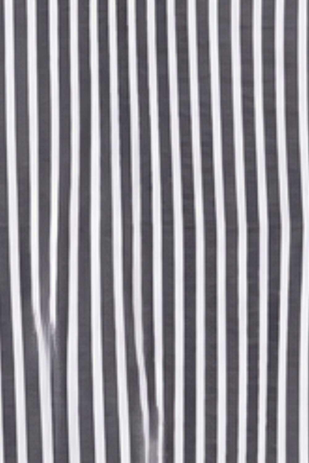 Mens Charcoal and White Striped Lounge Shirt - Image 6