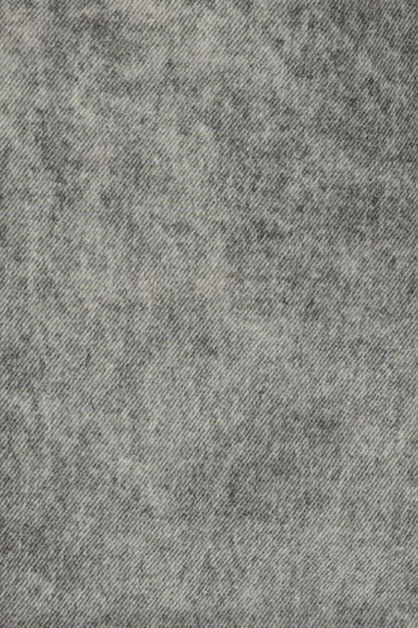 Mens Grey Solid Barrel Fit Jeans - Image 6