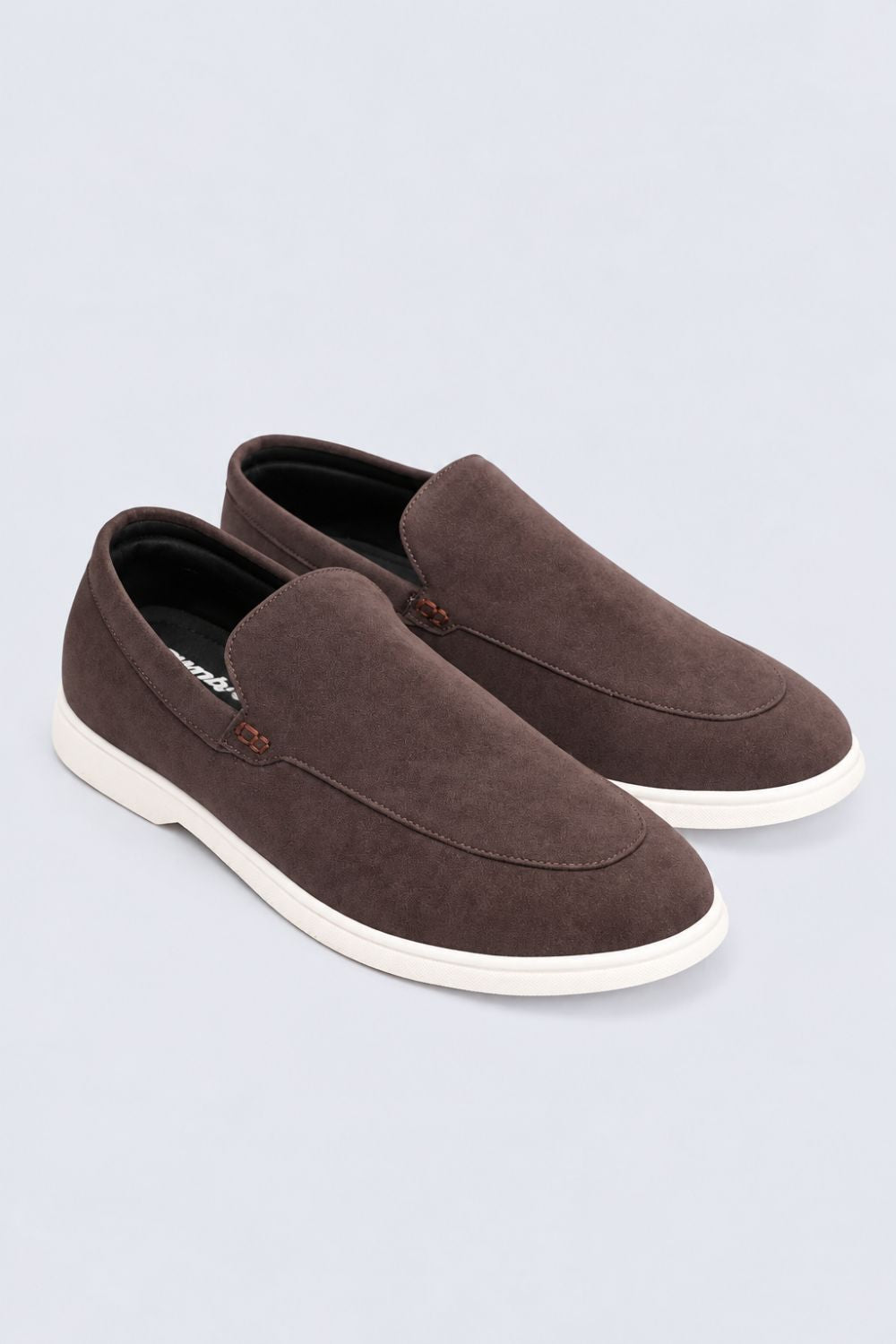 Mens Solid Brown Slip-On Casual Loafer - Image 6