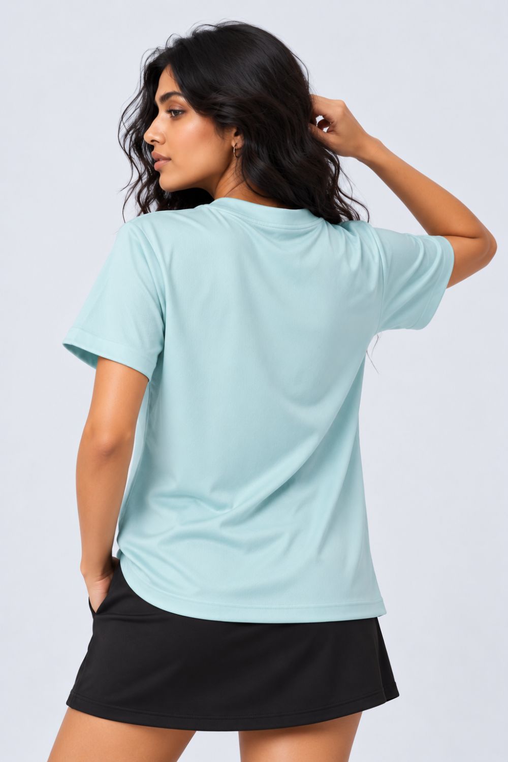 Green Brooklyn Typography Sports Print T-Shirt - Image 5