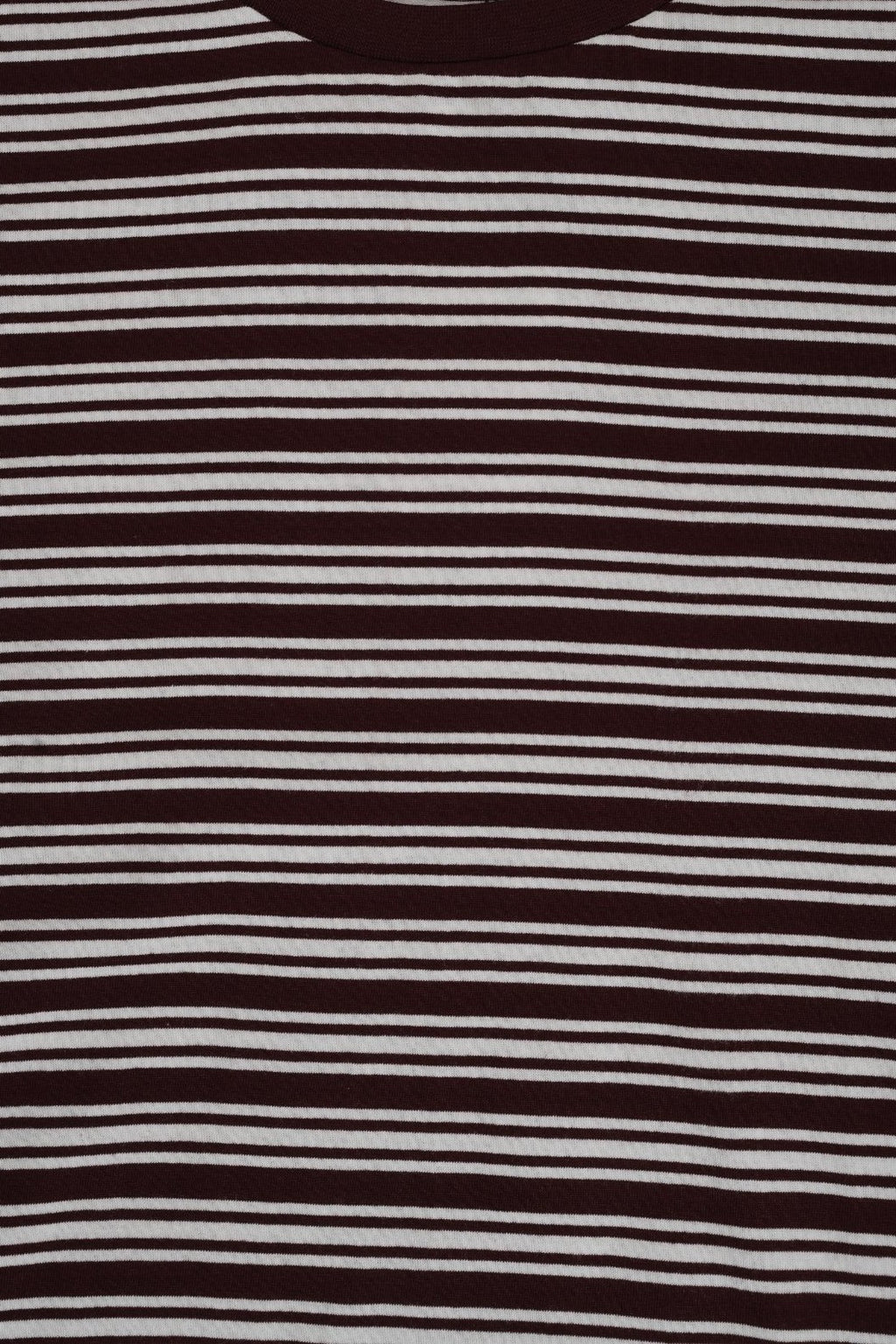 Womens Brown and White Striped Ribbed T-Shirt - Image 8