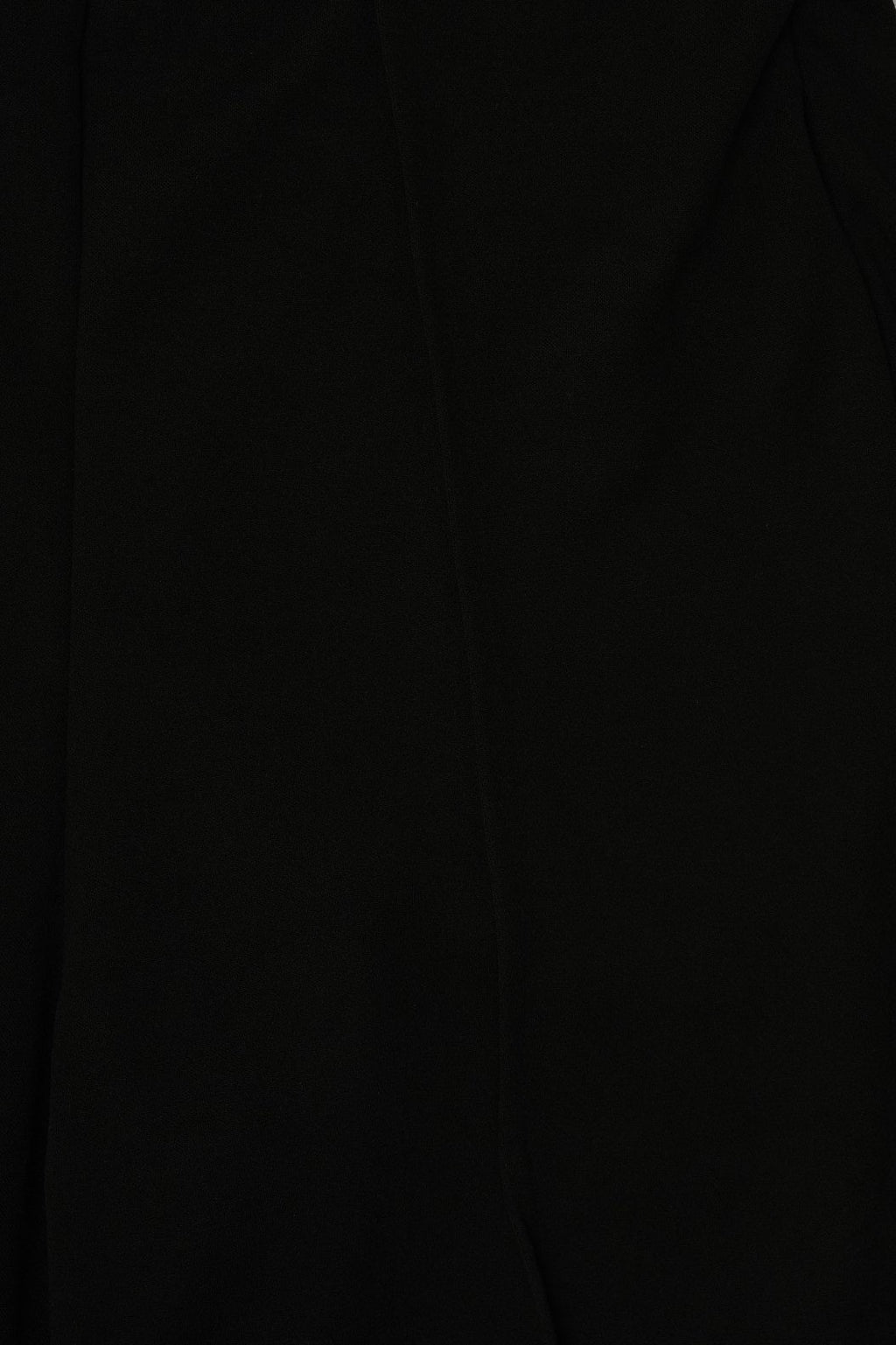 Womens Solid Black Straight Fit Trouser - Image 7