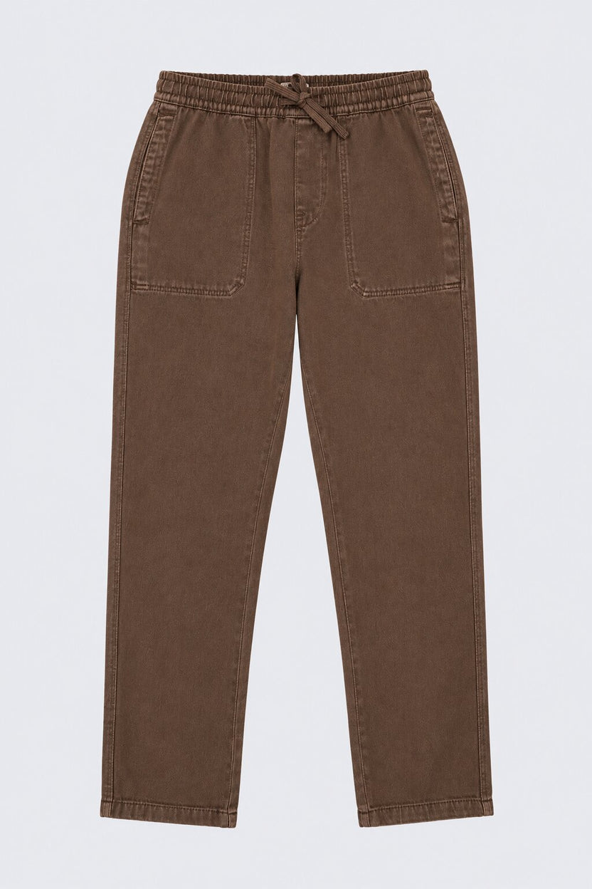 Mens Chocolate Regular Fit Jeans - Image 7